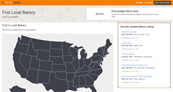 Desktop Screenshot of findlocalbakery.com